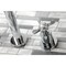 Kingston Brass Roman Tub Faucet, Polished Chrome, Wall Mount KS8021BEX - alternate 2